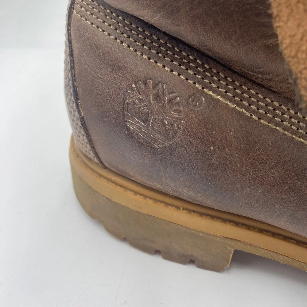 Timberland 27097 6-Inch Premium Waterproof Boot Men 11.5M Dark Brown Leather Lug